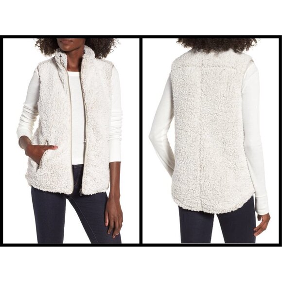 💕THREAD & SUPPLY💕 Arctic Fleece Vest ~ Ivory